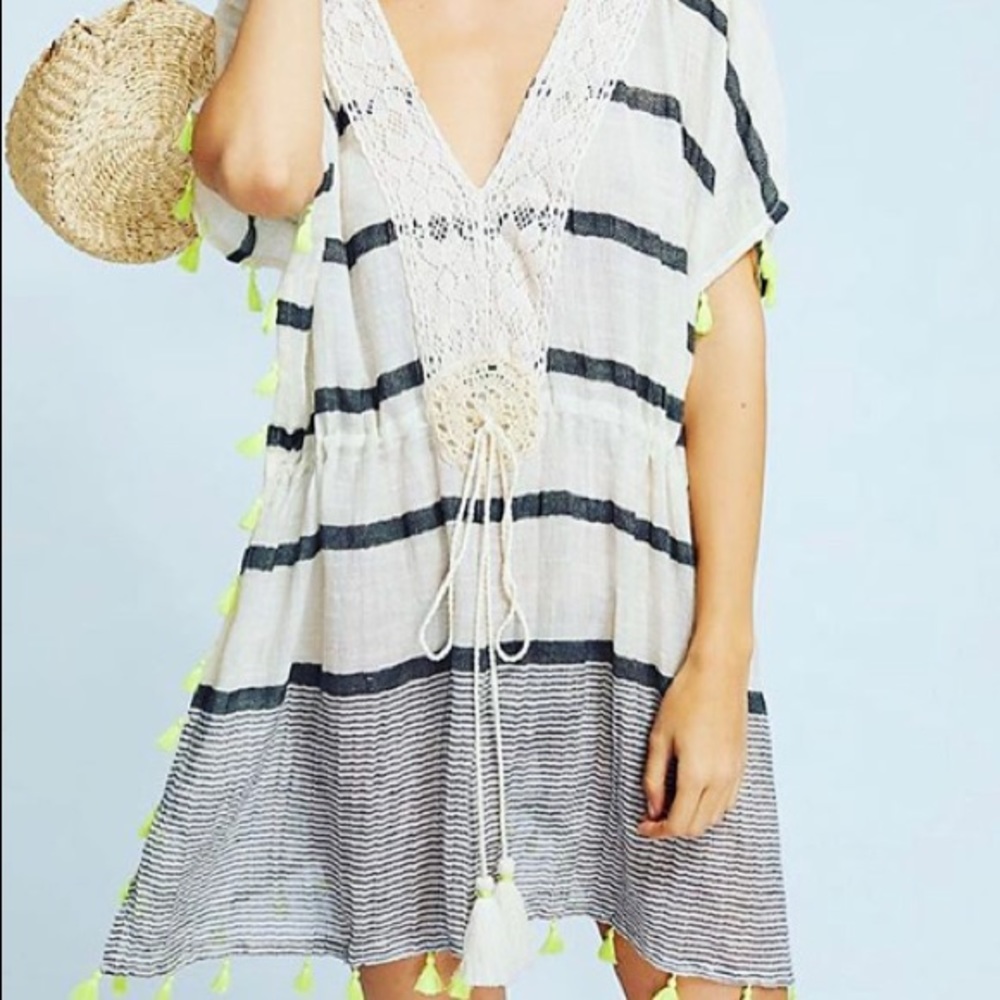 NWT Anthropologie NIBI MTK Swim Beach Cover Up Sz XS/S Z506-24